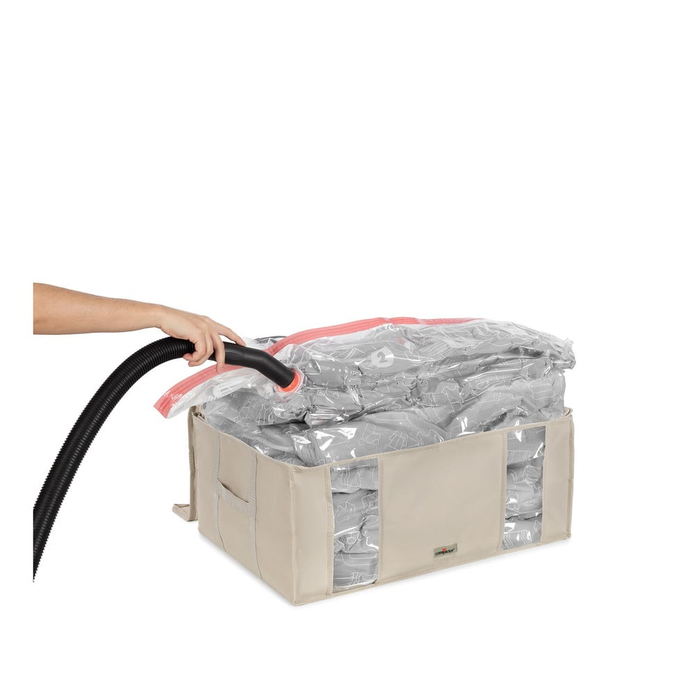 Vákuový látkový úložný box na oblečenie 65x50x27 cm Life – Compactor