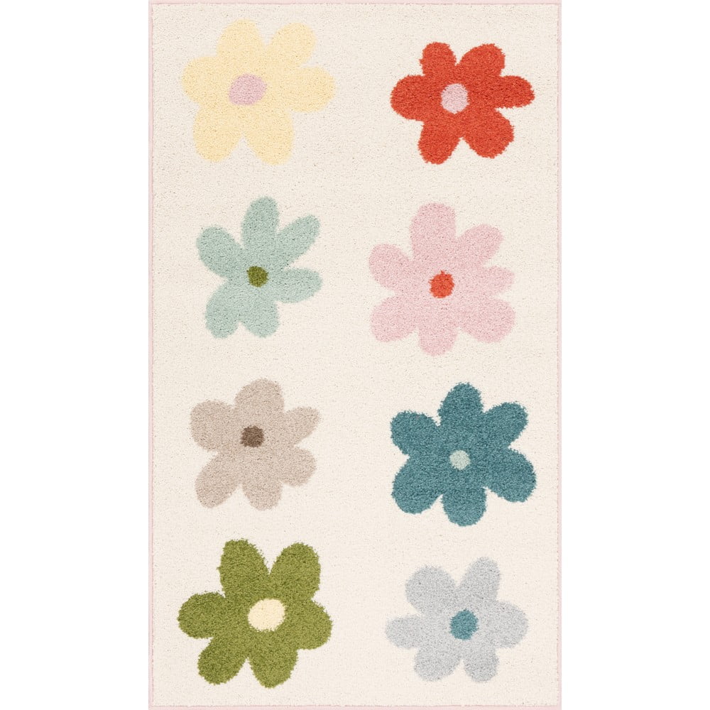 Slonovinový detský koberec 80x150 cm Dazzy Cream – FD