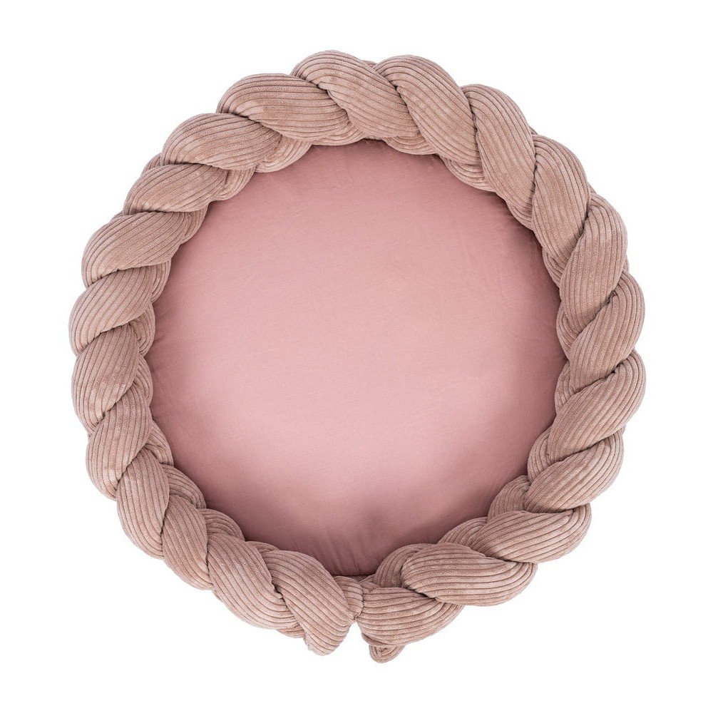 Ružové hniezdočko pre bábätko 100x100 cm – Meowbaby