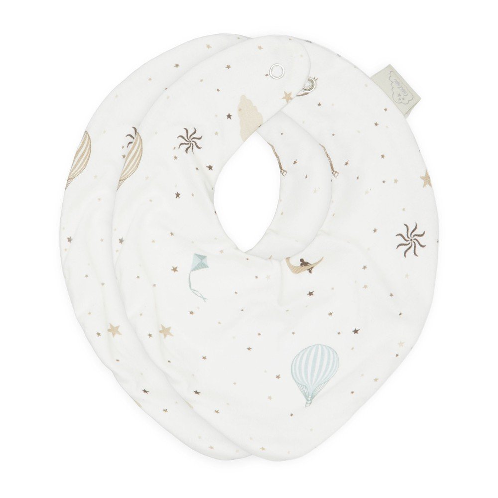 Slonovinové podbradníky v súprave 2 ks z Bio bavlny Dreamland – Cam Cam Copenhagen