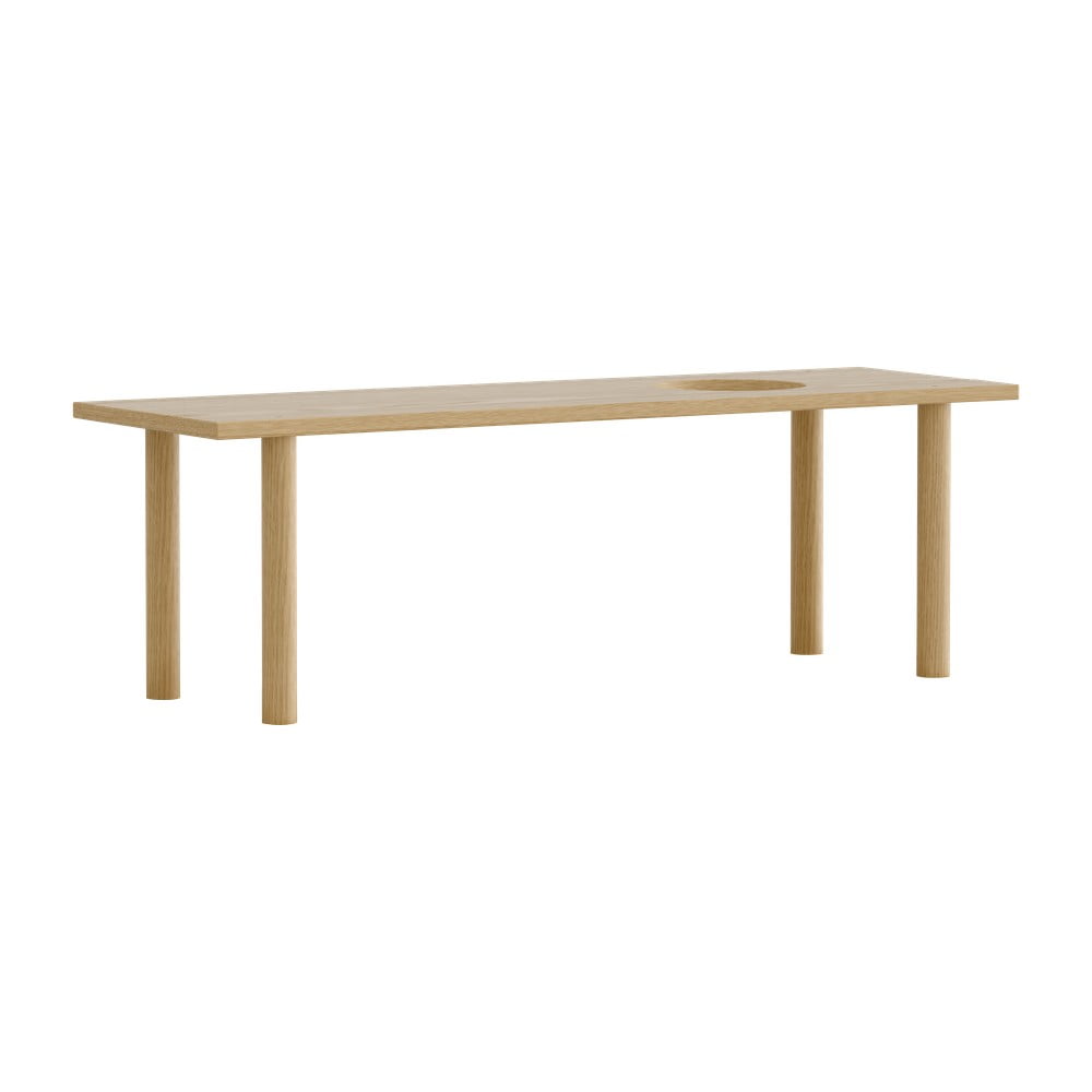 Komponent - polica v dekore duba v prírodnej farbe 110x35 cm Stories - UMAGE