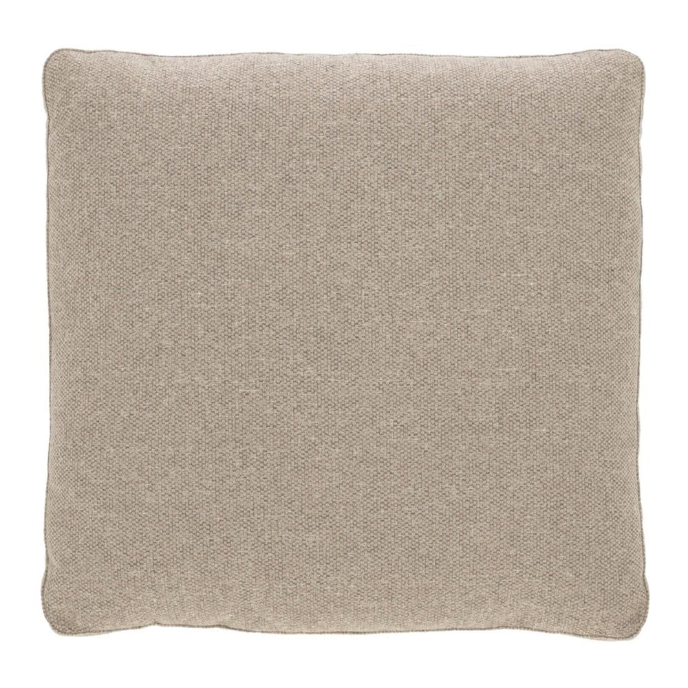 Béžový ženilkový vankúš na gauč Blok – Kave Home