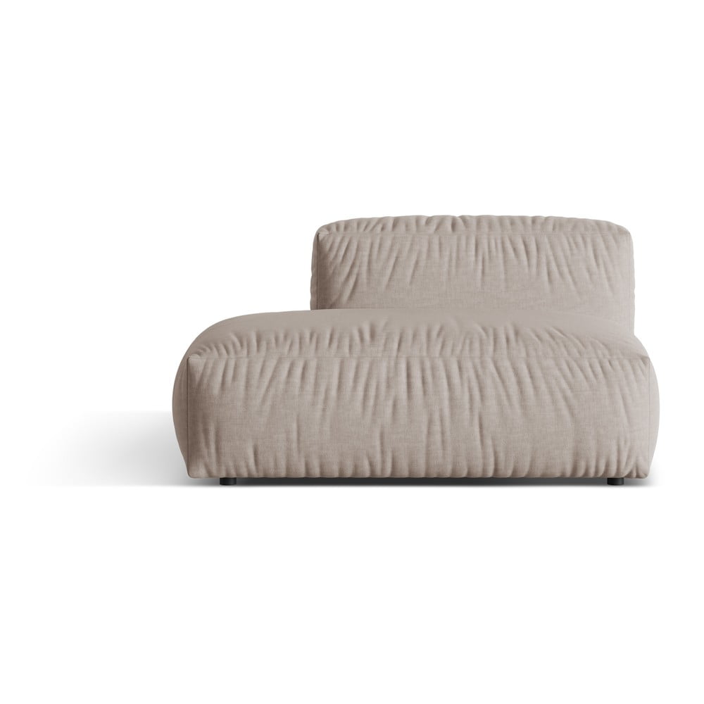 Béžový modul pohovky (ľavý roh) Martina – Micadoni Home
