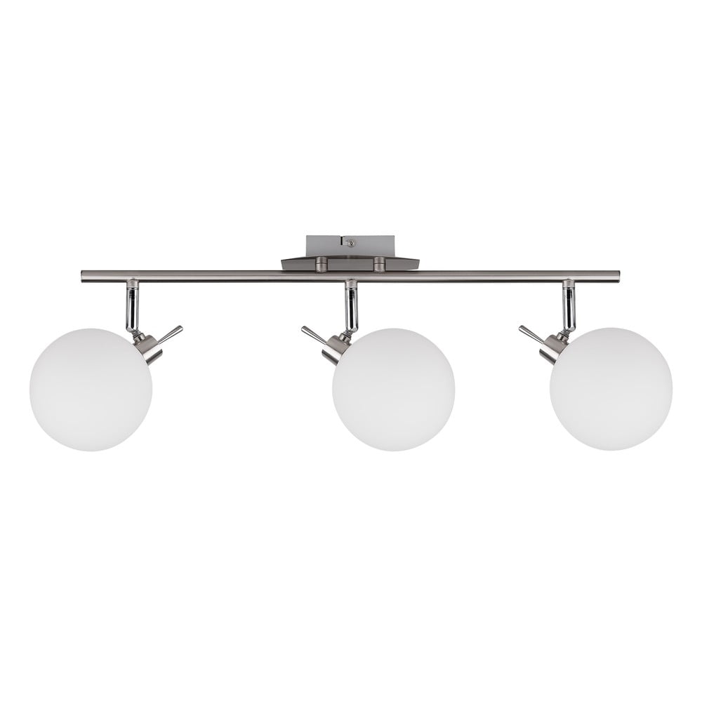 Stropné svietidlo v striebornej farbe so skleneným tienidlom 12x62 cm Ghost - Candellux Lighting