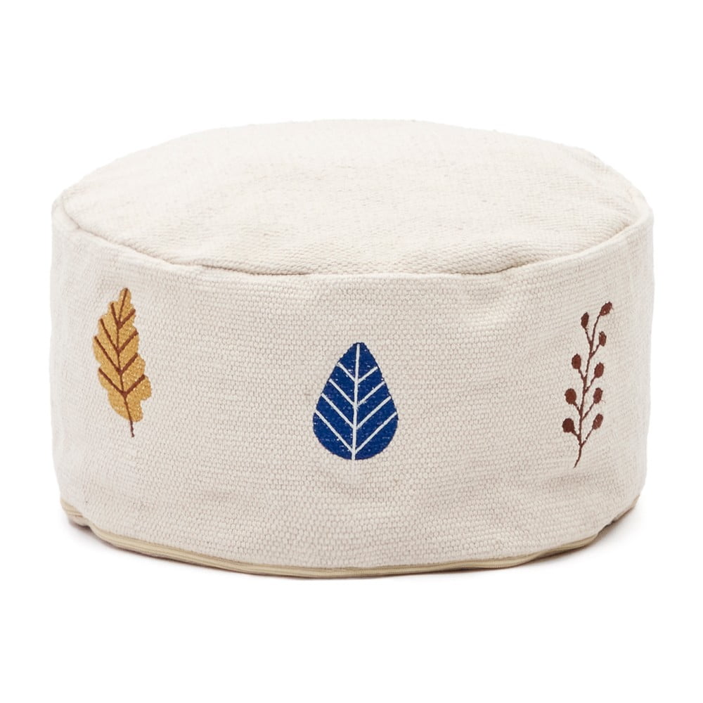 Krémový detský puf Yanil – Kave Home