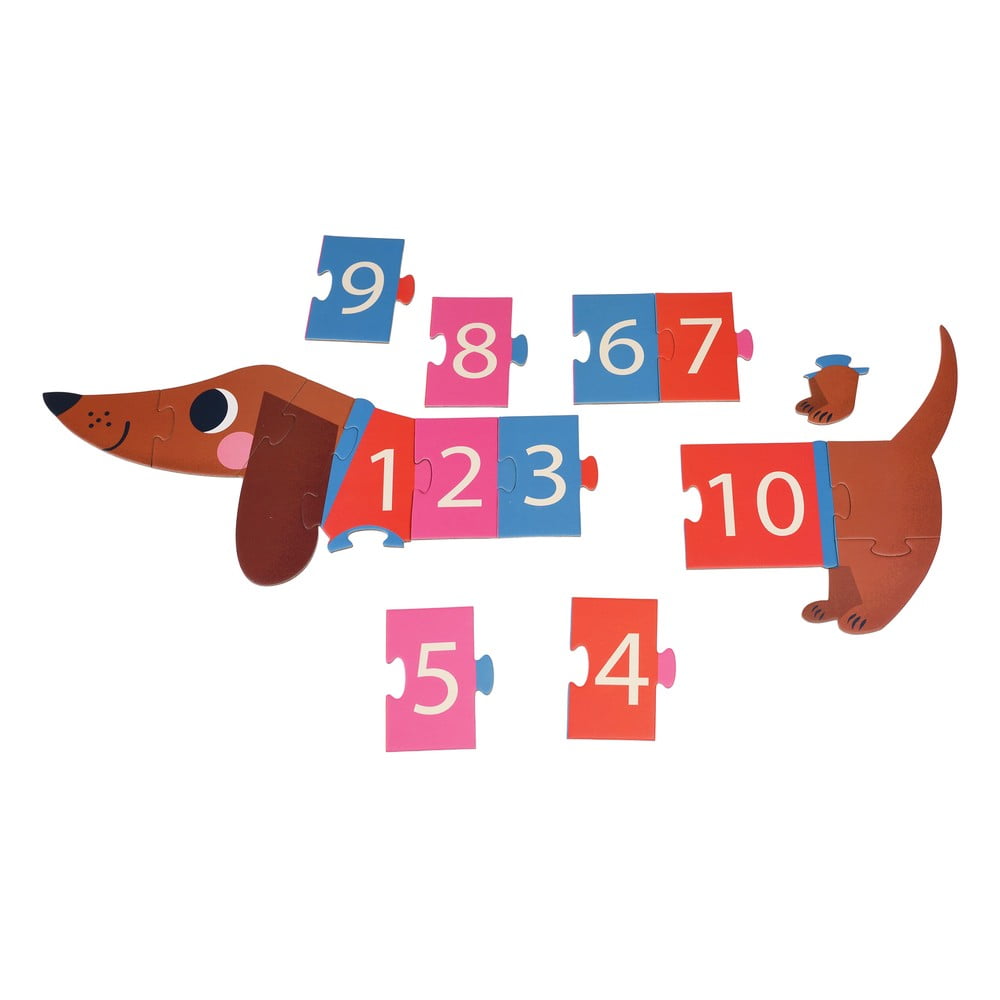 Puzzle (počet dielikov 16) Sausage Dog – Rex London