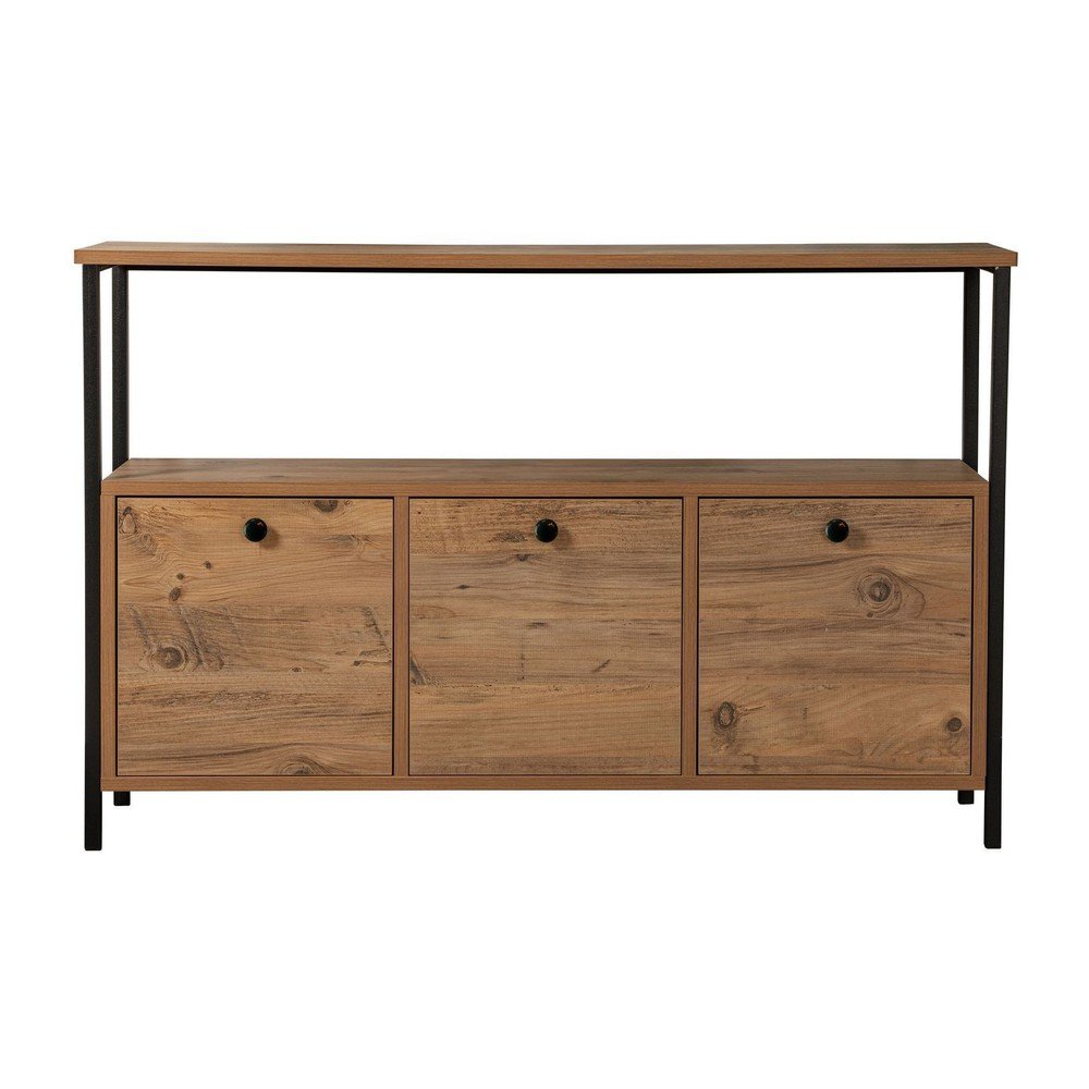 Konzolový stolík v dekore borovice v prírodnej farbe 29