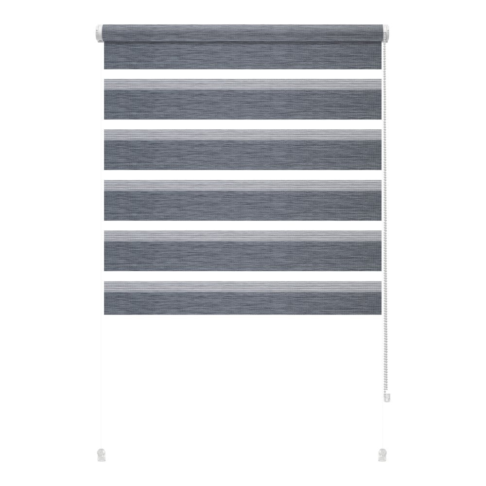 Antracitová roleta deň a noc 57x150 cm Zebra Silvalin – Gardinia