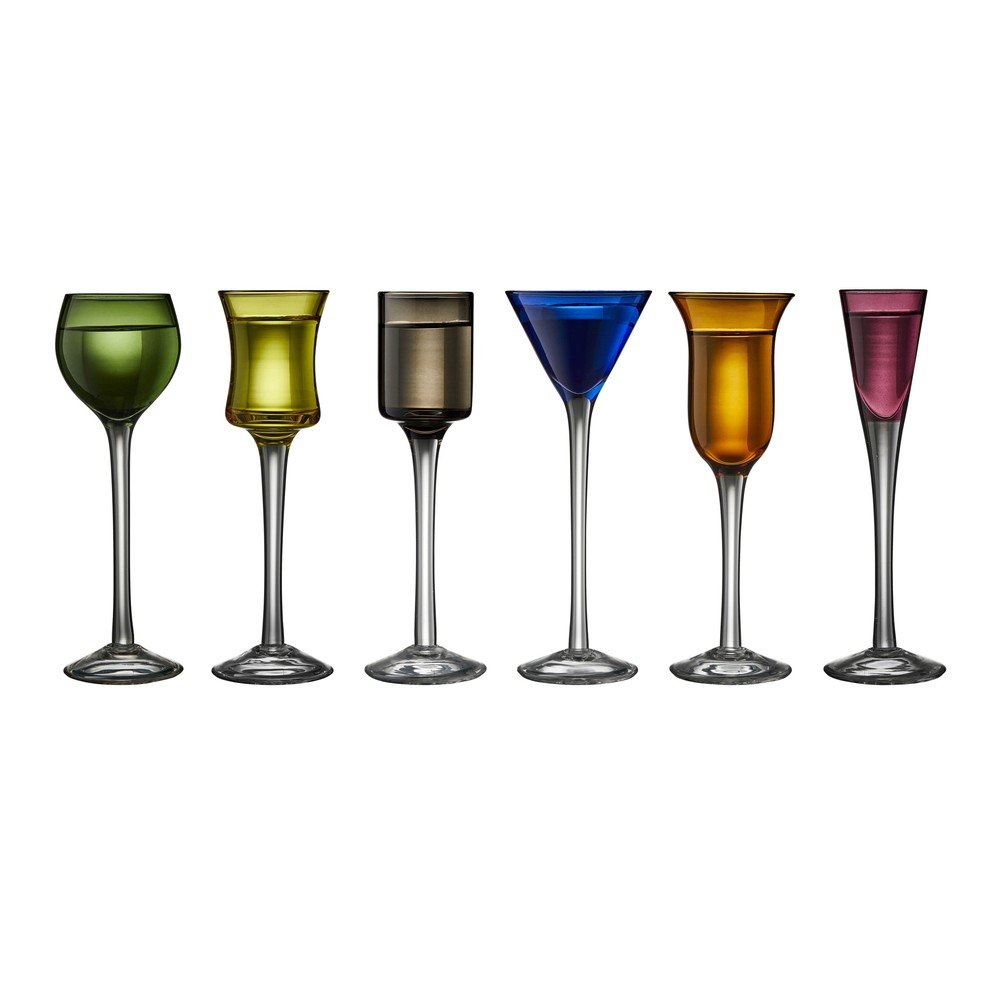 Štamperlíky v súprave 6 ks 50 ml – Lyngby Glas