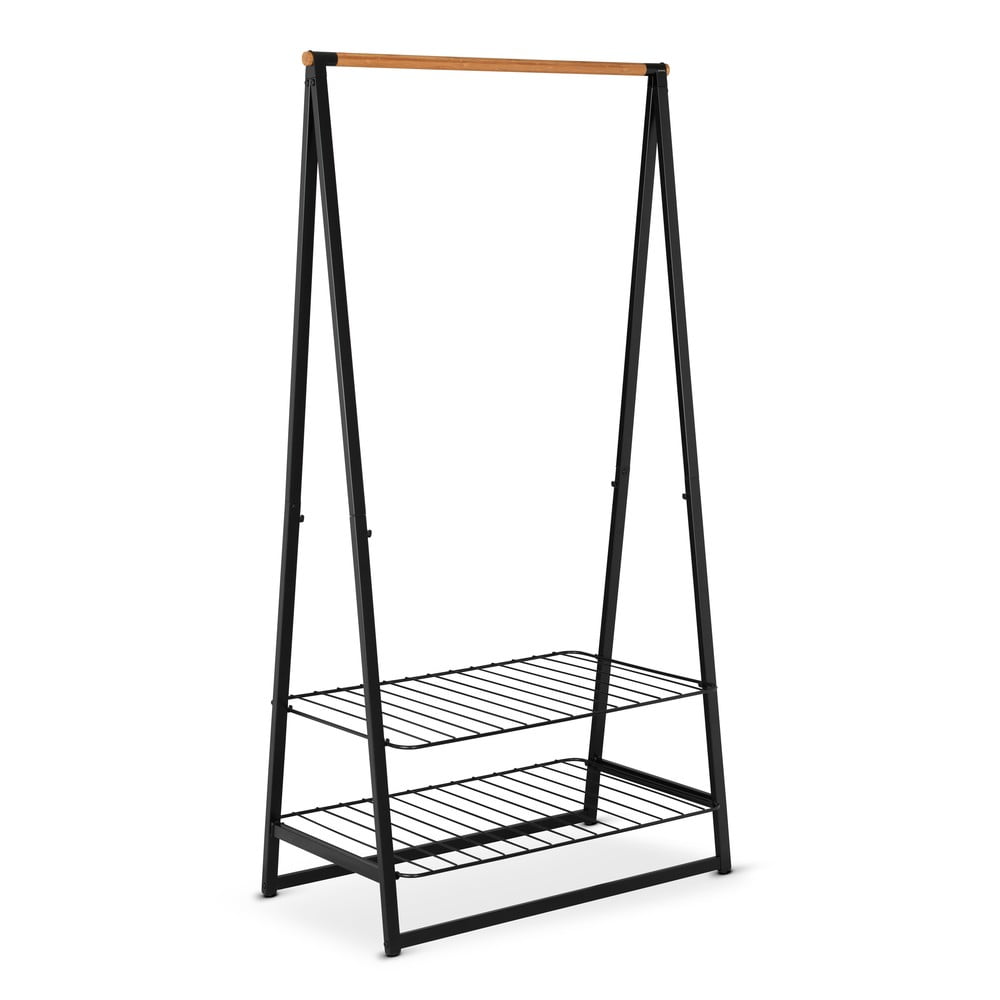 Čierny oceľový stojan na oblečenie Linn – Brabantia