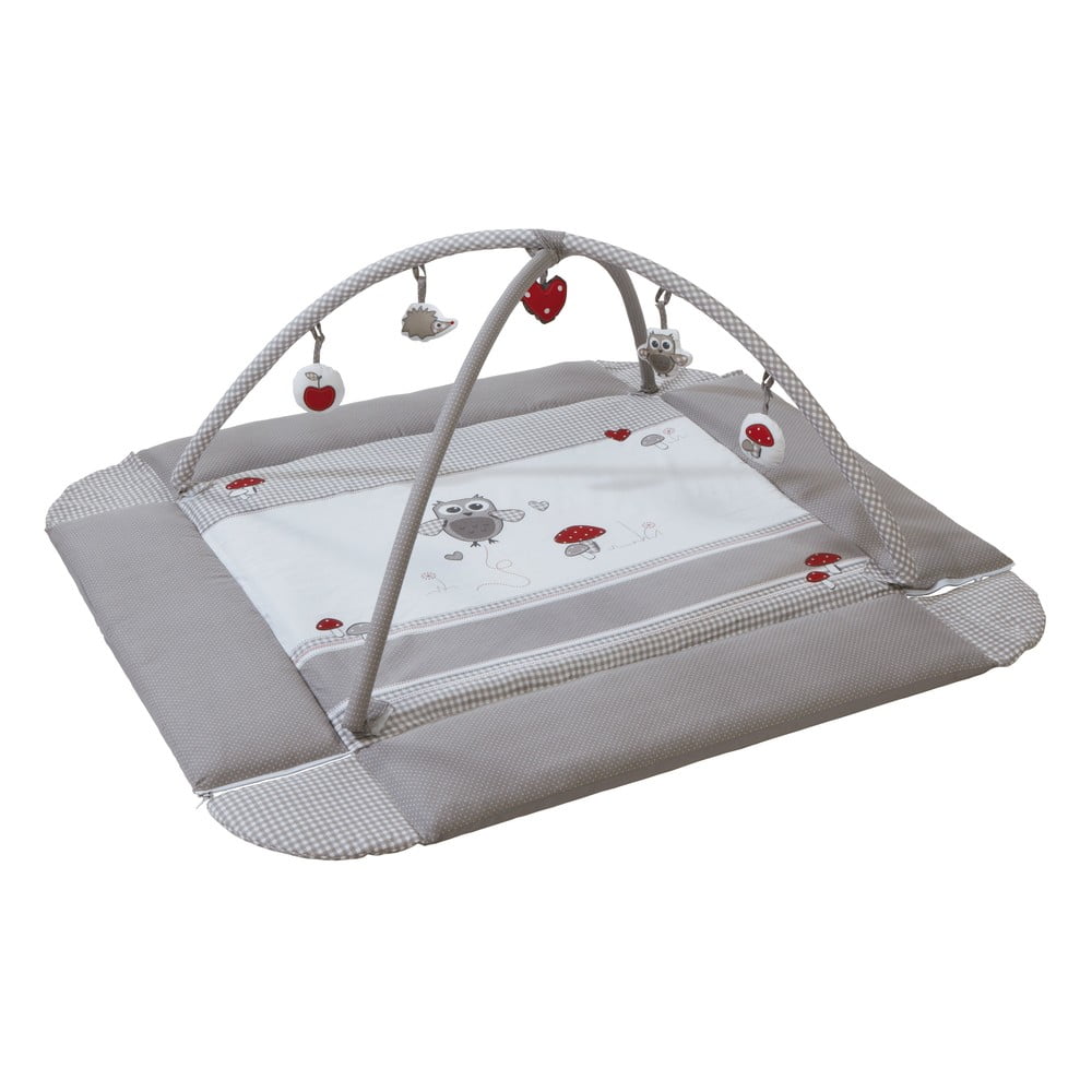 Sivá detská hracia podložka 75x85 cm Adam & Eule – Roba