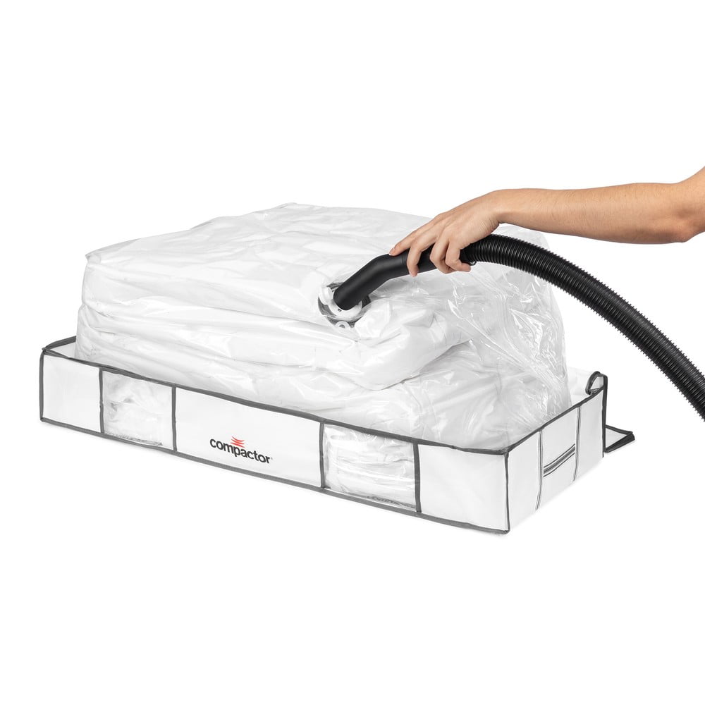 Vákuový látkový/plastový úložný box pod posteľ 105x45x15