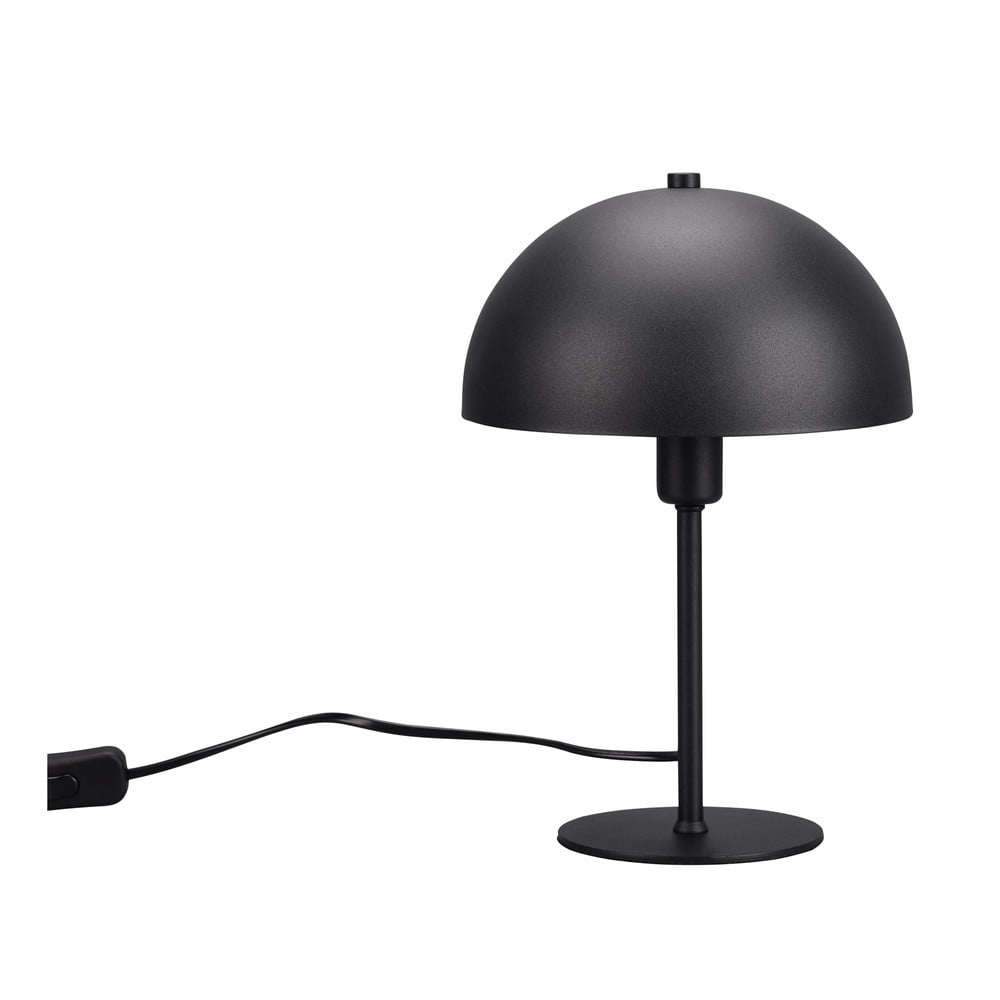 Matne čierna stolová lampa (výška 30 cm) Nola – Trio
