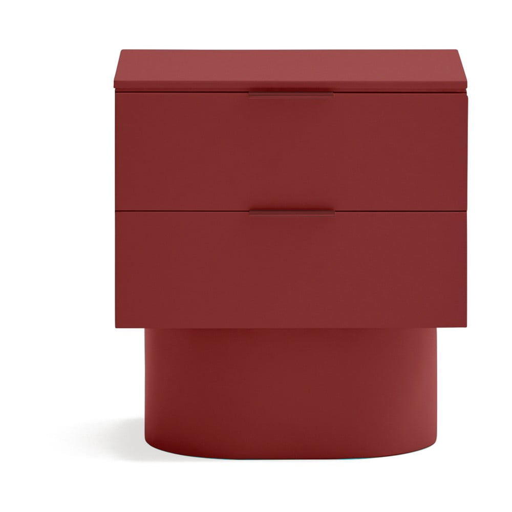 Červený nočný stolík Totem – Teulat