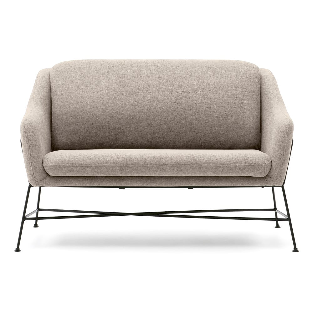 Béžová pohovka 128 cm Brida – Kave Home