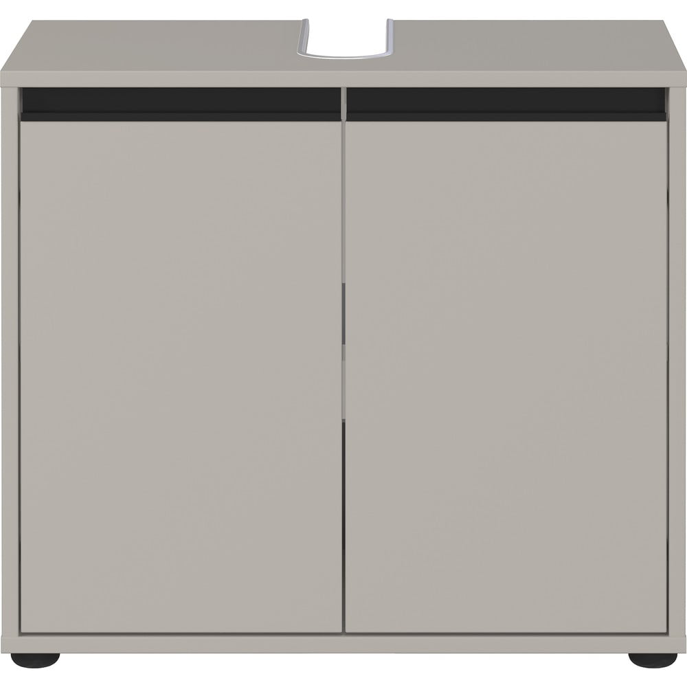 Sivá skrinka pod umývadlo 63x55 cm Lemont – Germania