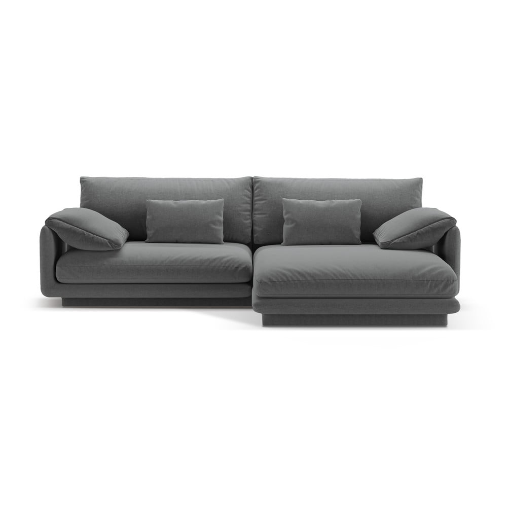 Tmavosivá rohová pohovka (pravý roh) Torino – Micadoni Home