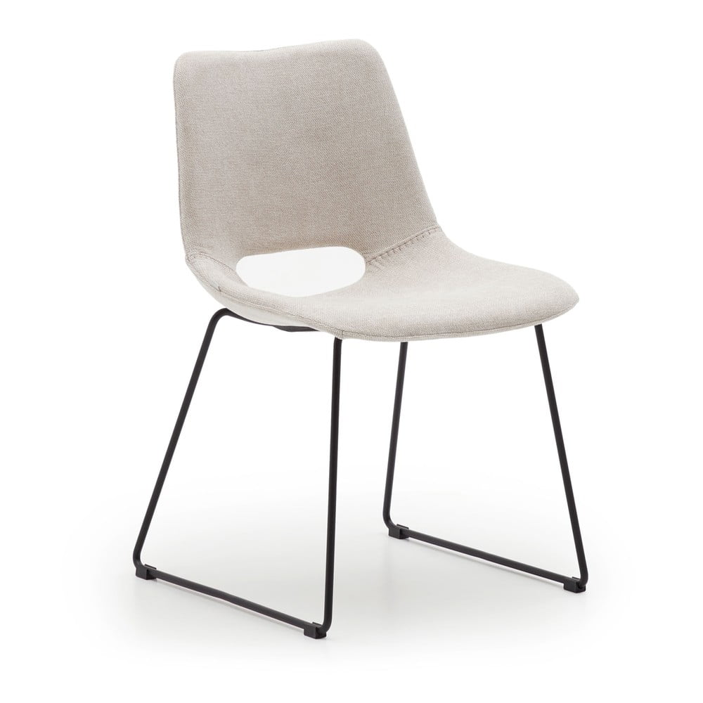 Béžová jedálenská stolička Zahara – Kave Home