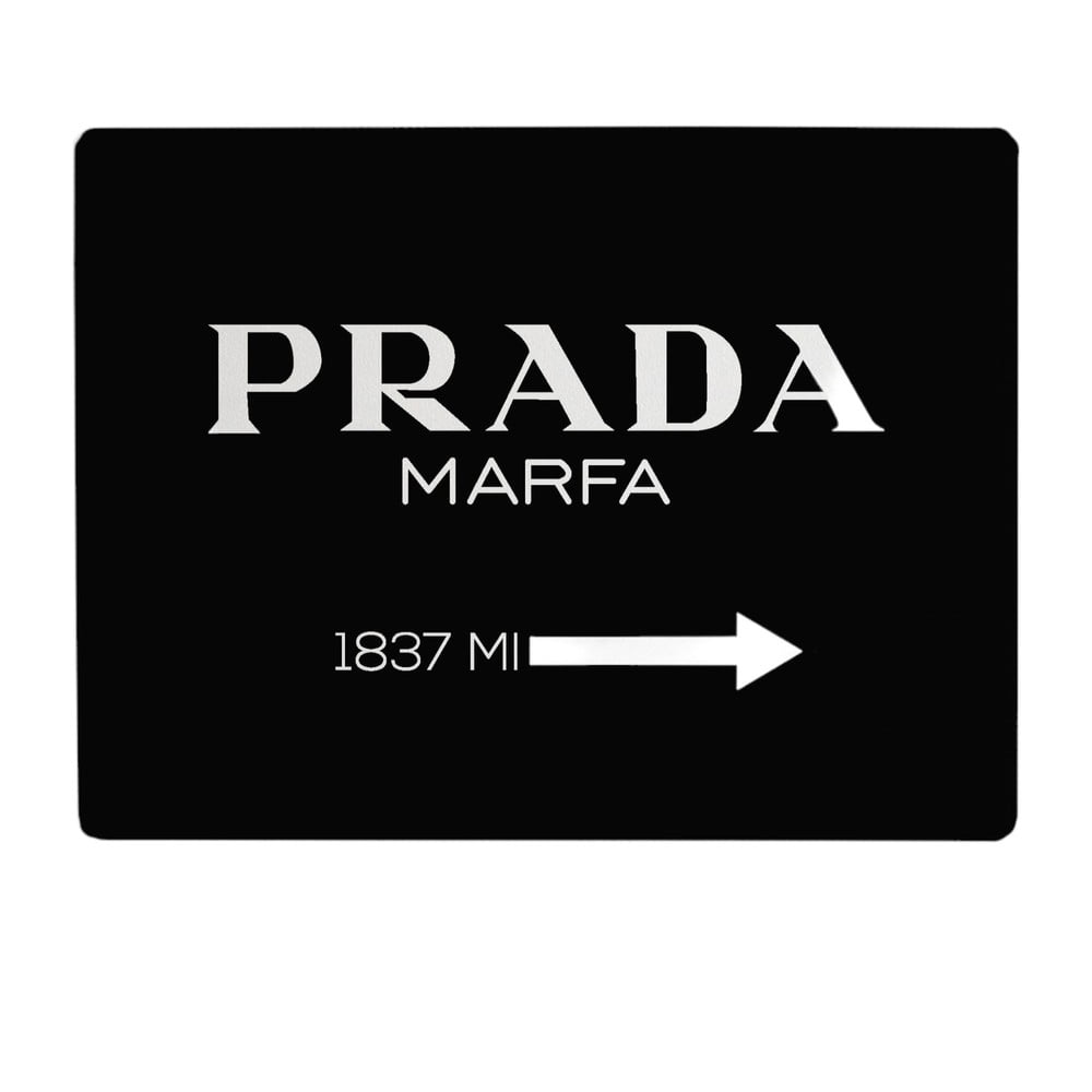 Čierna podložka na stôl Black Prada - Little Nice Things