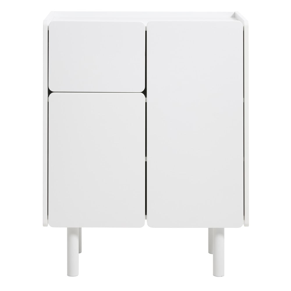 Biela skrinka 80x100x40 cm Bera – Unique Furniture