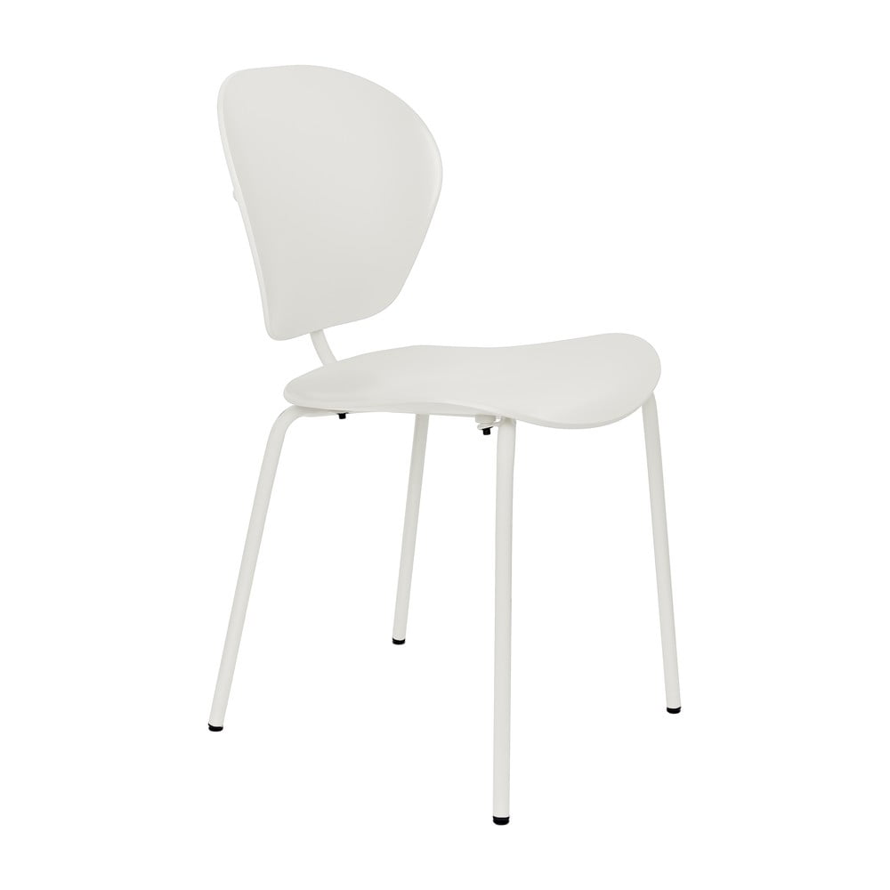 Biela jedálenská stolička The Ocean – Zuiver