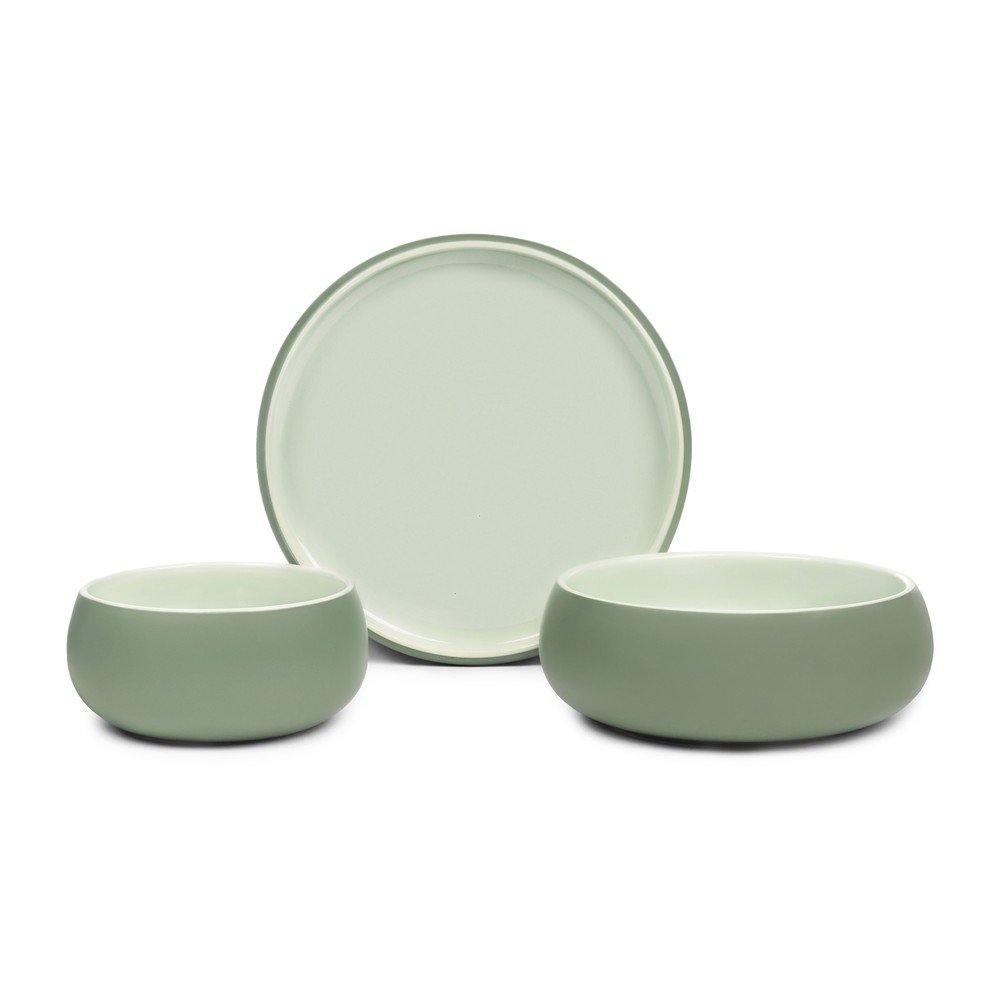 Kameninová jedálenská súprava 3 ks Aura Nomi – Bonami Selection