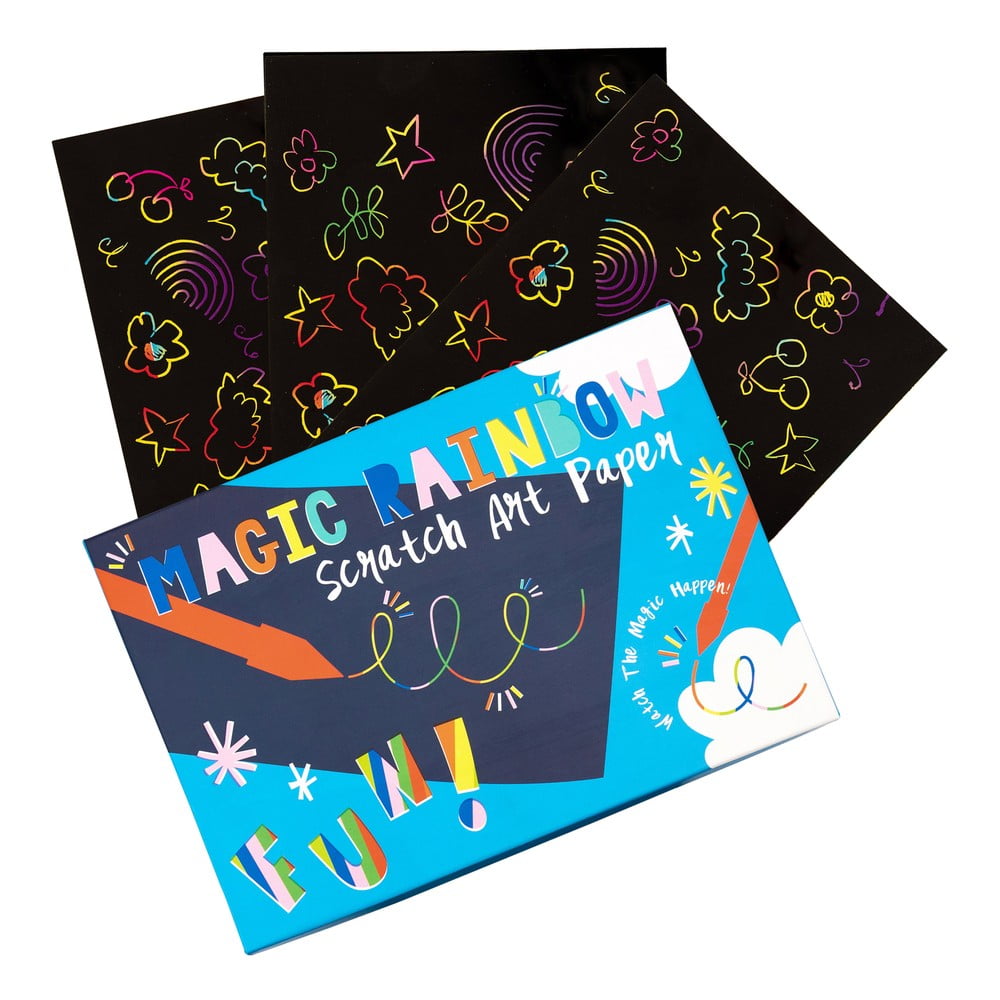 Vyškrabávacie obrázky Rainbow – Rex London