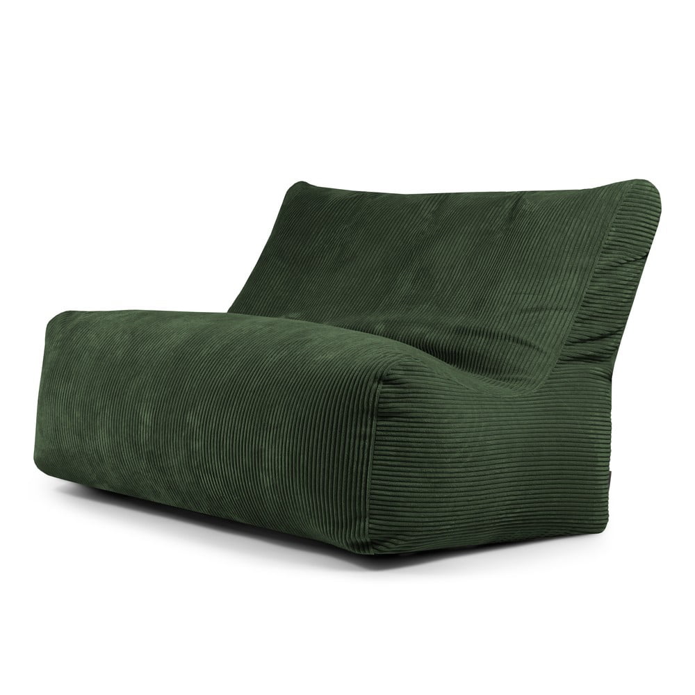 Zelený menčestrový sedací vak Sofa Seat Lounge – SLOWDOWN