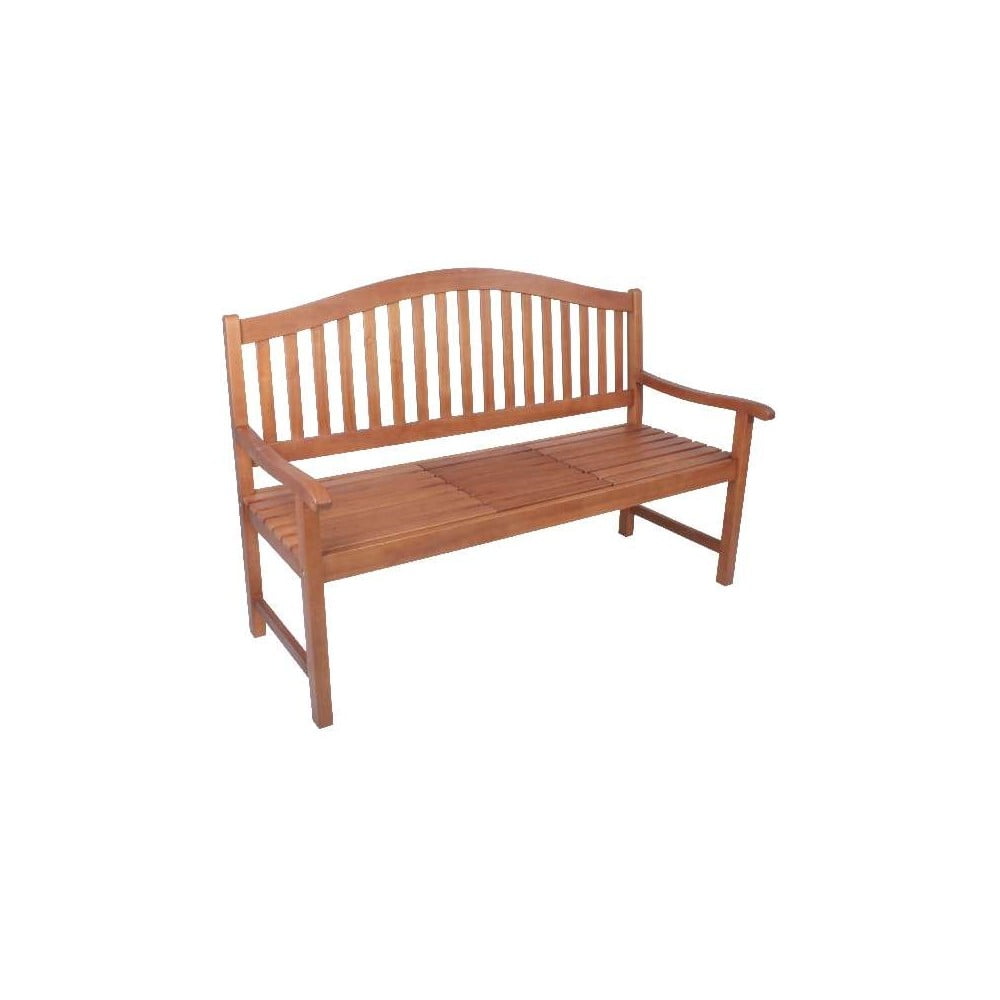 Záhradná lavica s odkladacím stolíkom z eukalyptového dreva Garden Pleasure Phuket