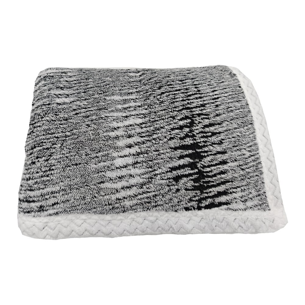 Čierna deka s baránkom 150x200 cm Marble – My House