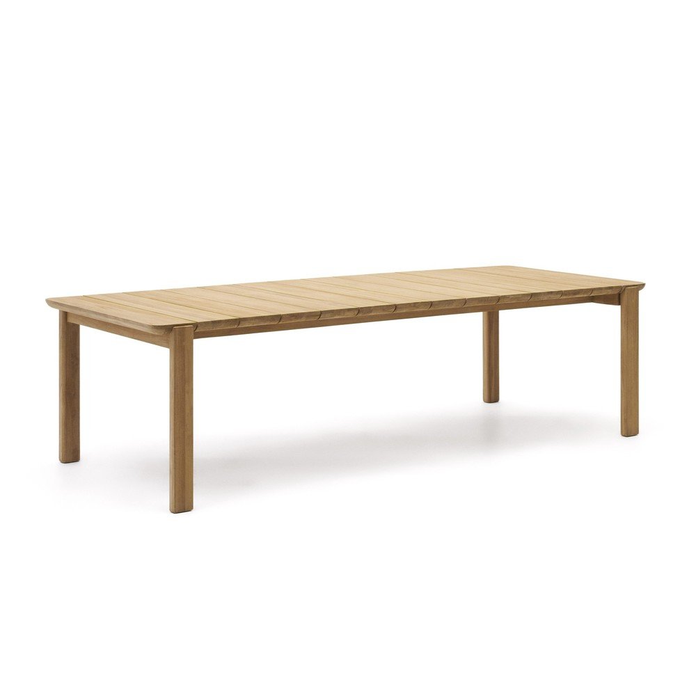 Záhradný jedálenský stôl z tíkového dreva 102x220 cm Icaro – Kave Home