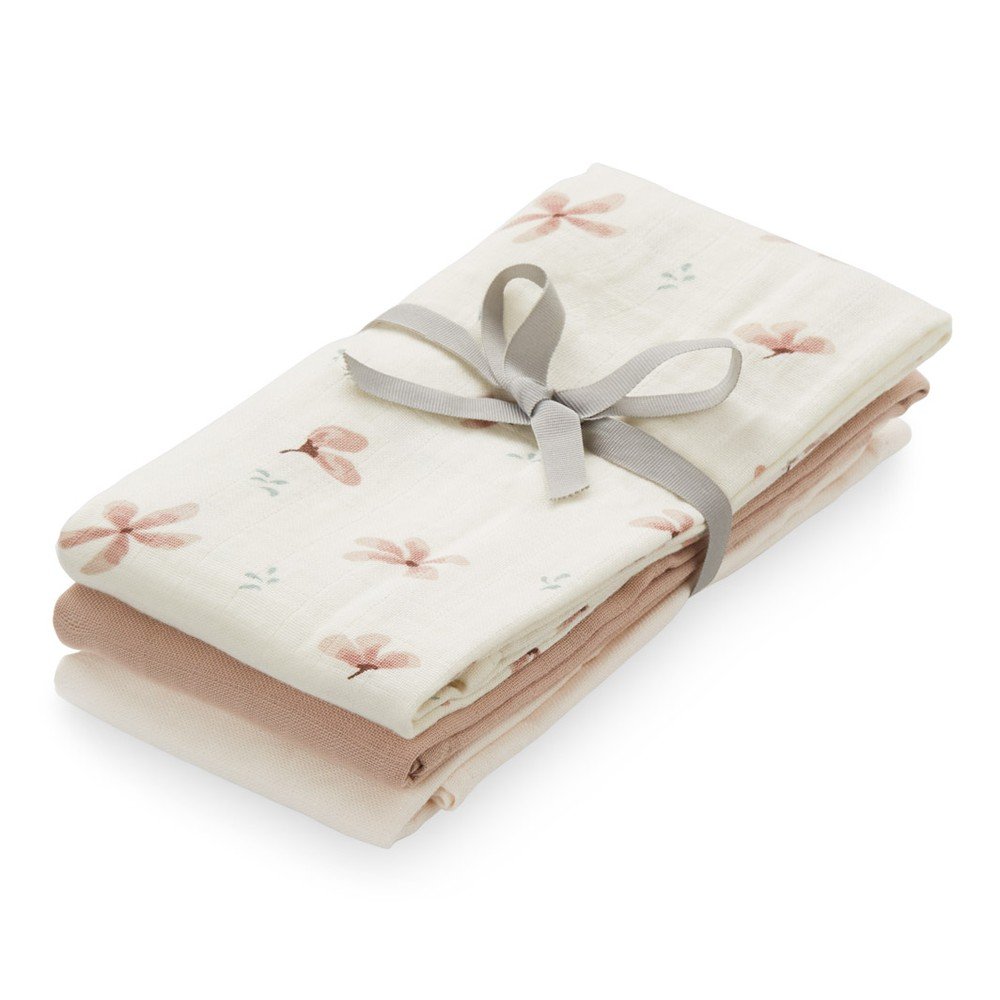 Plienky 3 ks z Bio bavlny 70x70 cm Windflower Creme