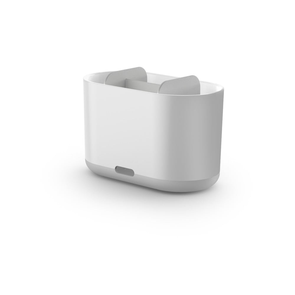 Biely plastový téglik na zubné kefky Duo – Joseph Joseph