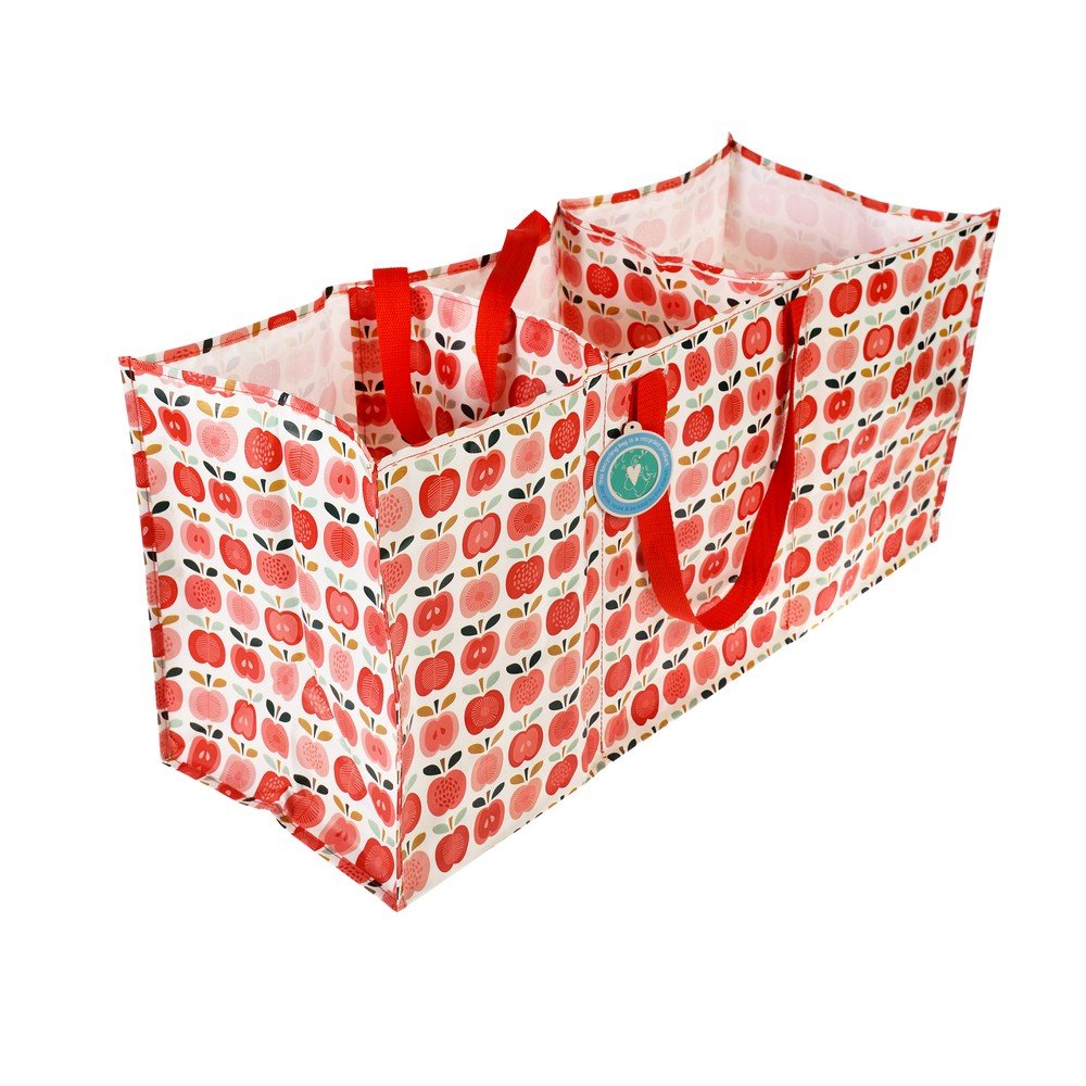 Červená taška 3x23 l  na triedený odpad z recyklovaného plastu Vintage Apple – Rex London