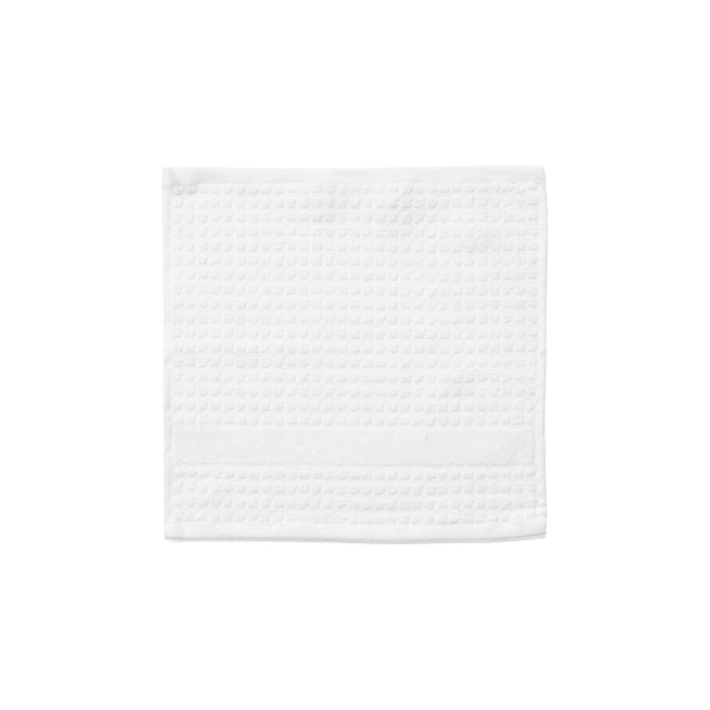 Biely froté uterák z Bio bavlny 30x30 cm Check – JUNA