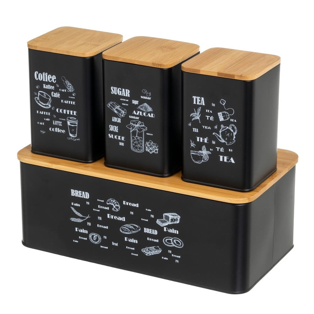 Oceľové dózy v súprave 4 ks – Casa Selección