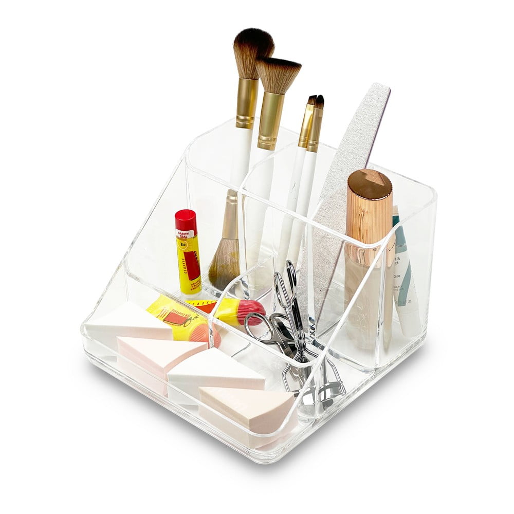 Plastový kúpeľňový organizér na kozmetiku – Addis