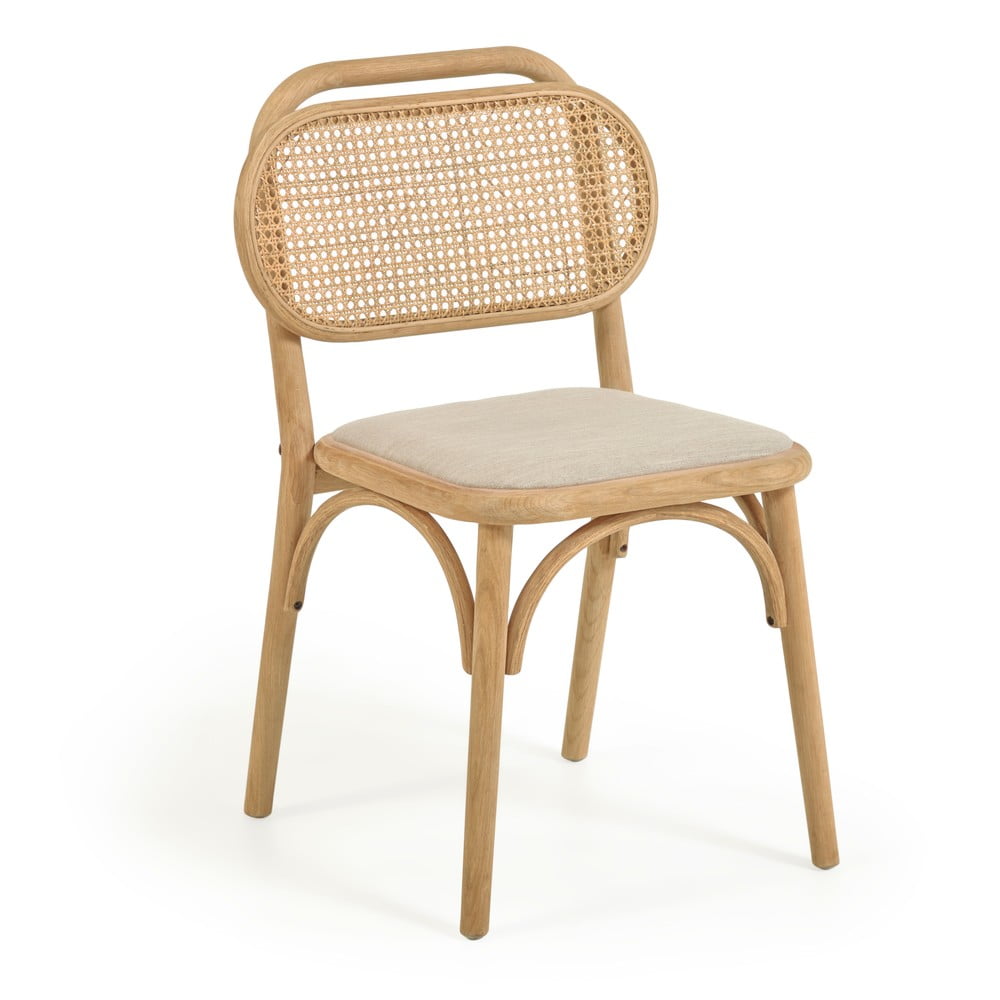 Jedálenská stolička z dubového dreva v prírodnej farbe Doriane – Kave Home