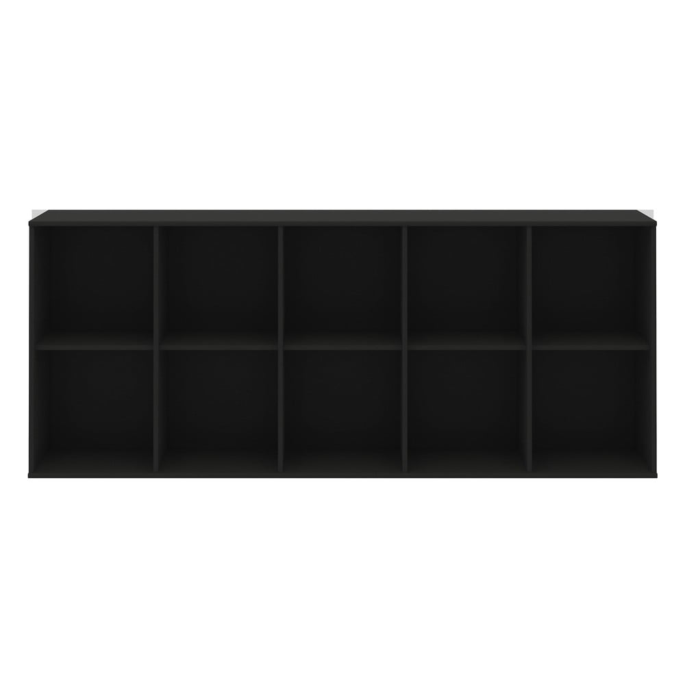 Čierny modulárny policový systém 169x69 cm Mistral Kubus - Hammel Furniture