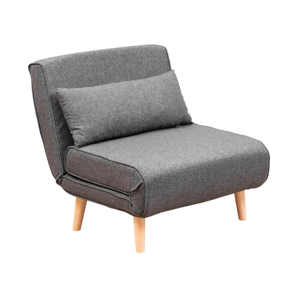 Tmavosivé kreslo Folde – Artie