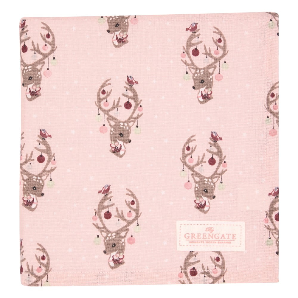 Ružový bavlnený obrus Green Gate Dina
