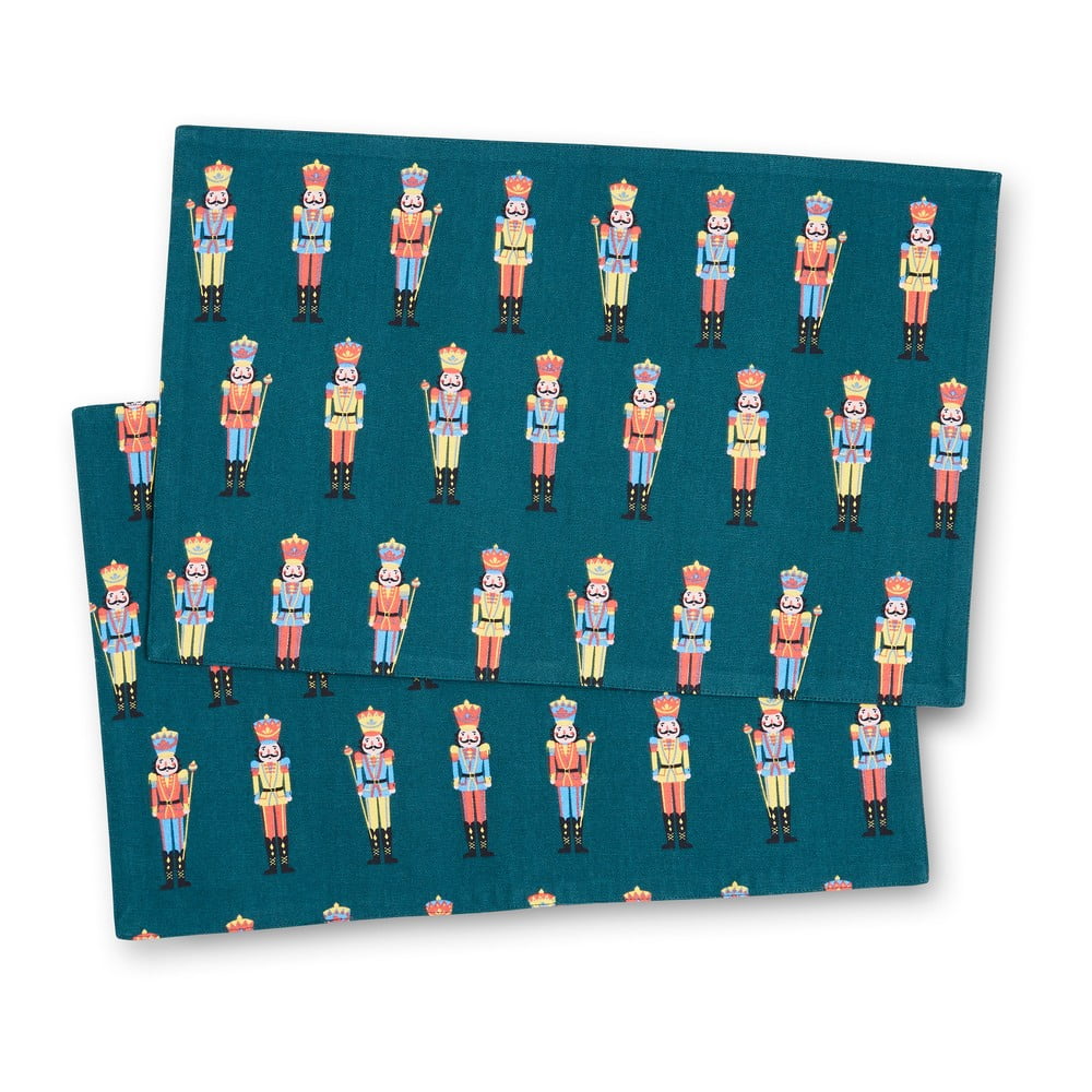 Bavlnené prestieranie v súprave 4 ks s vianočným motívom 30x46 cm Nutcracker – Catherine Lansfield