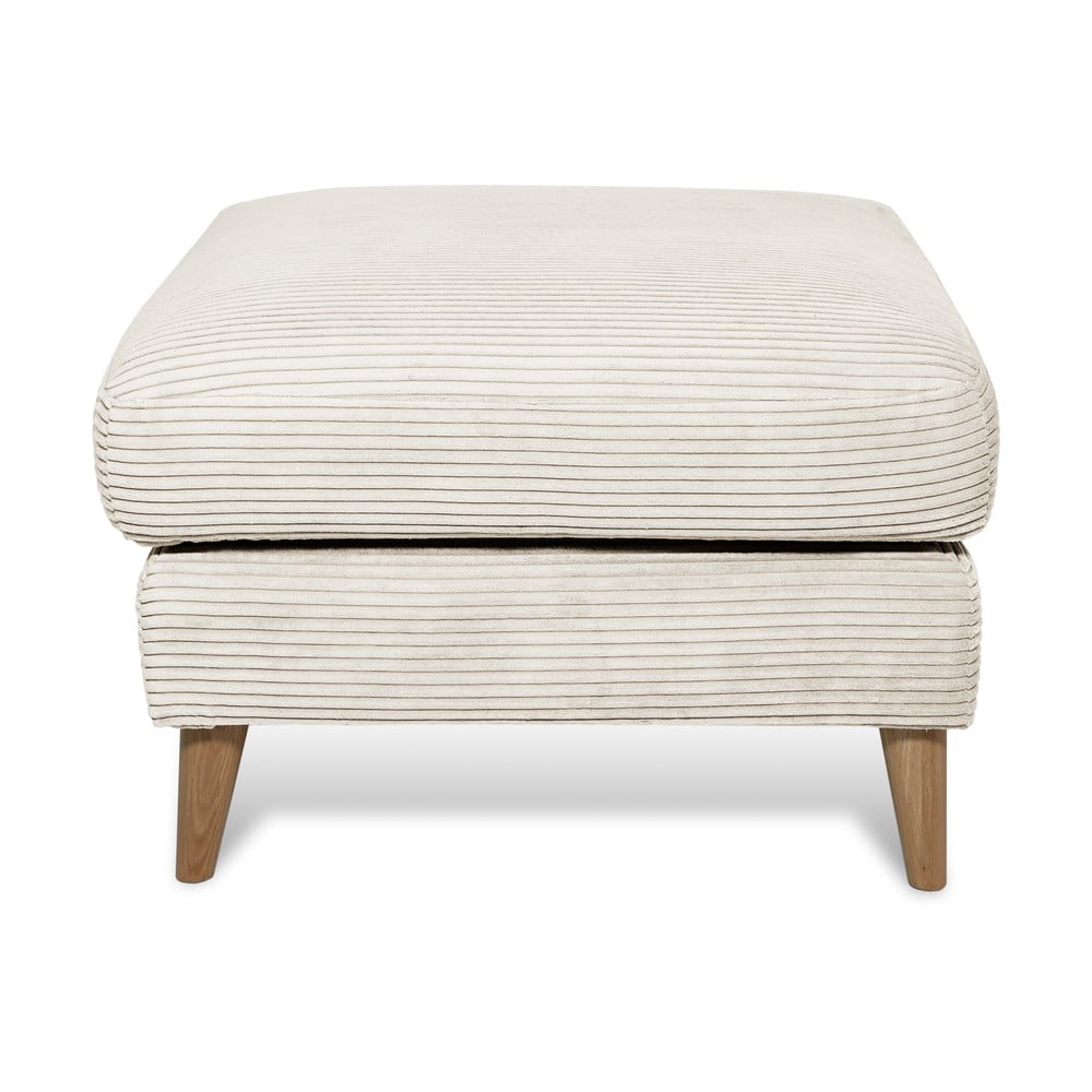 Biela menčestrová podnožka Paris – Scandic