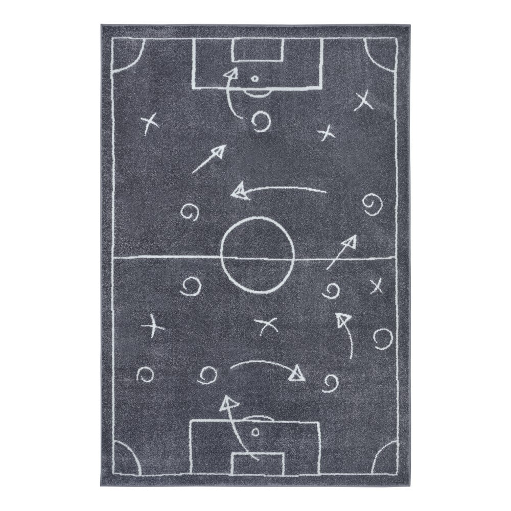 Tmavosivý detský koberec 120x170 cm Gameplan – Hanse Home