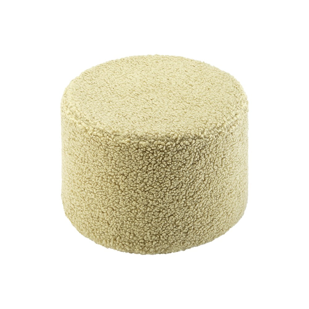 Zelený detský puf z textílie buklé – Wigiwama