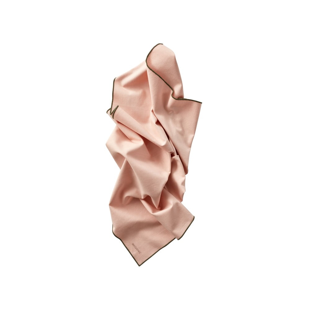 Ružová bavlnená kuchynská utierka Södahl Organic