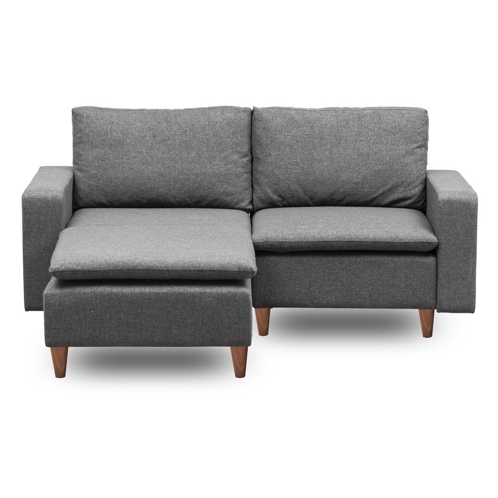 Sivá rohová pohovka (ľavý roh) Lungo – Balcab Home