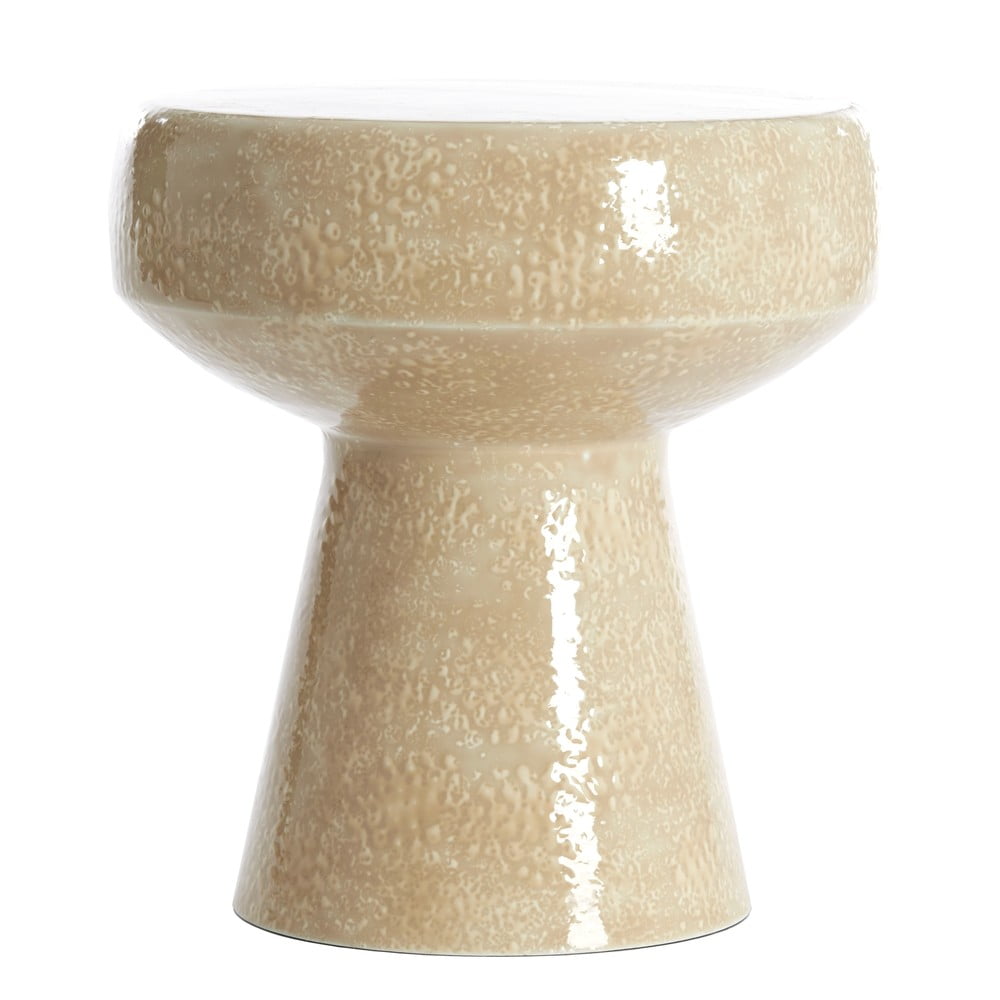 Kovový okrúhly odkladací stolík ø 38 cm Dakwa – Light & Living