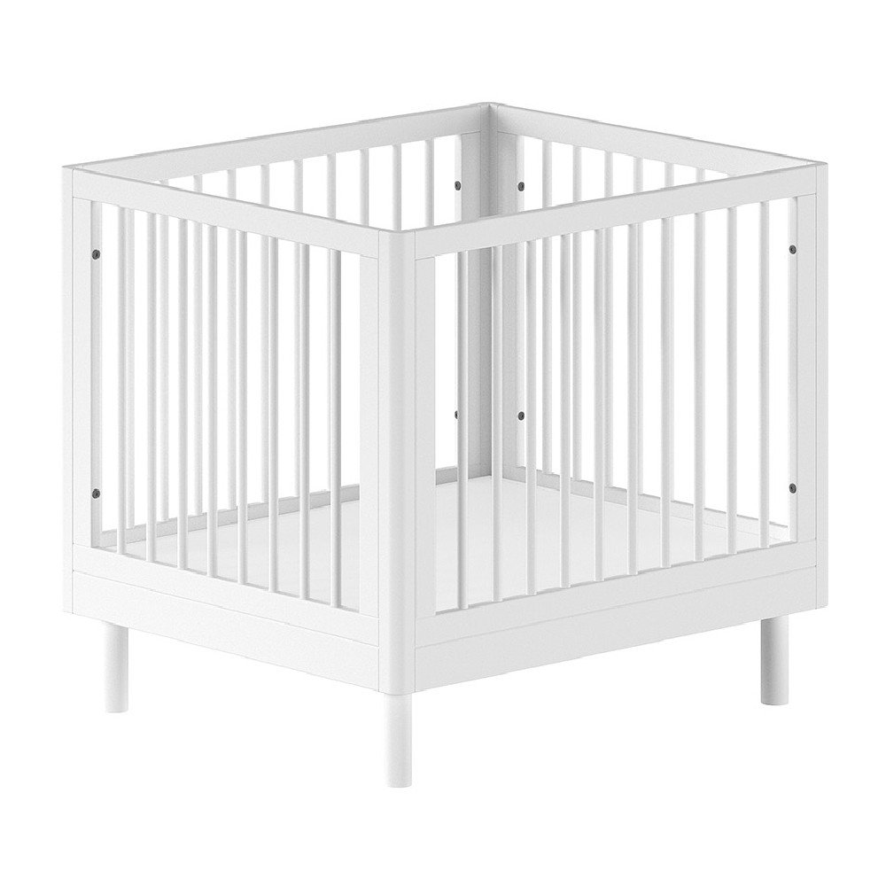 Biela detská ohrádka z bukového dreva 95x75 cm Forrest – Vipack