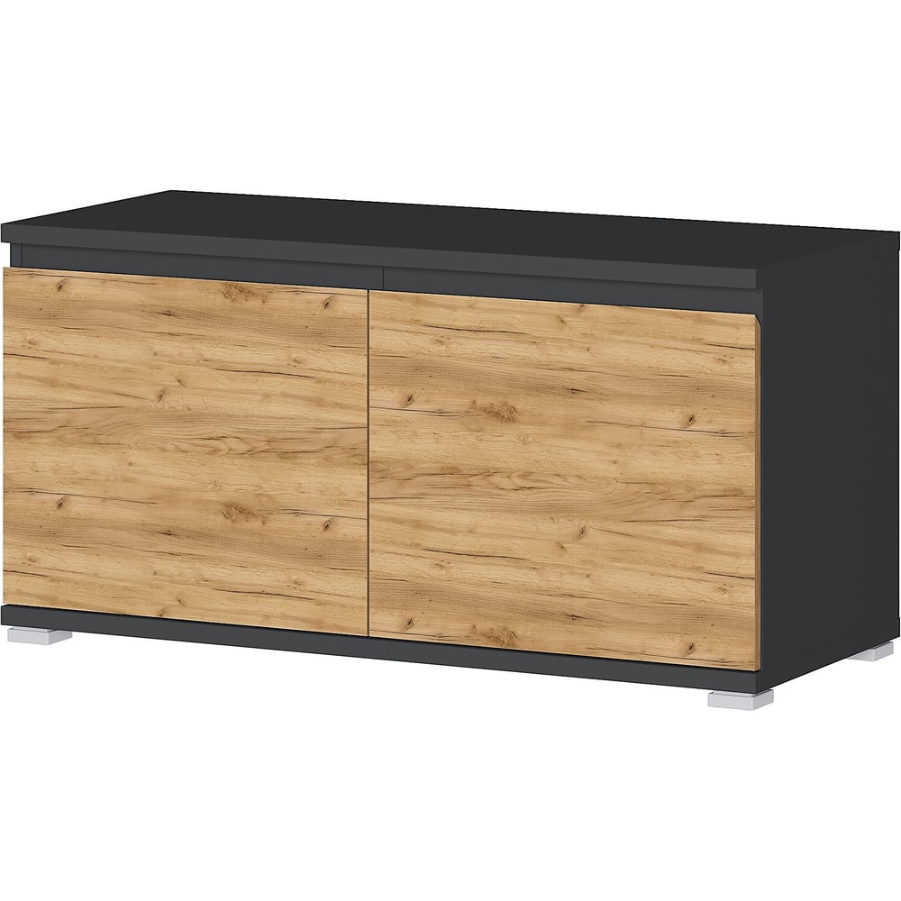 Skrinka na topánky v dekore duba s lavicou Lissabon - Germania